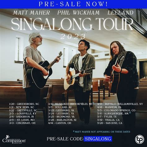 Phil Wickham Tour Dates & Concert Tickets 2022.